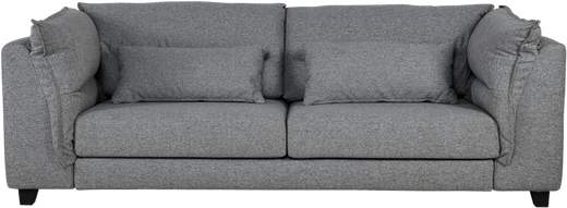 Grey Fabric Sofa PNG