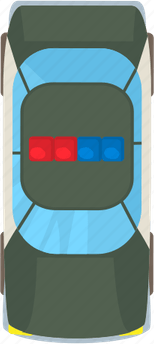Car Cartoon Top View PNG