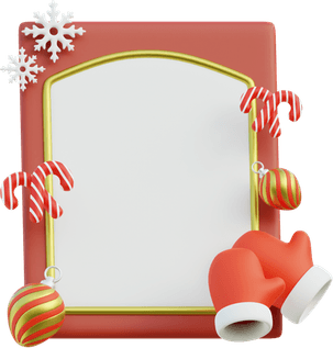 Christmas Card Border PNG
