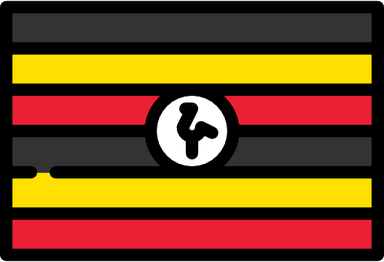 Uganda Flag PNG