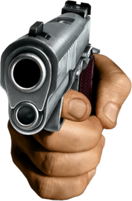 Gun Emoji PNG
