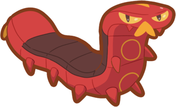 Sizzlipede Pokemon PNG