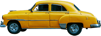 Old Yellow Car PNG