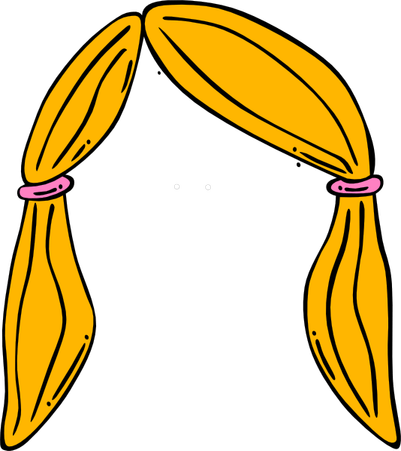 Cartoon Hair PNG