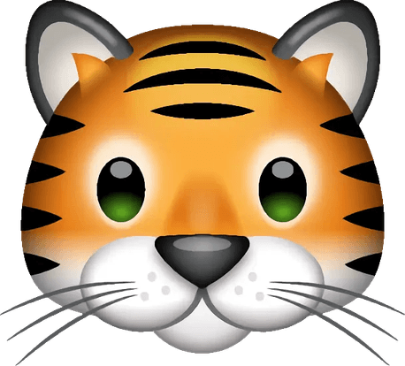 Tiger Emoji PNG