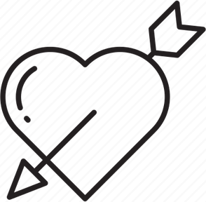 Romantic Arrow PNG