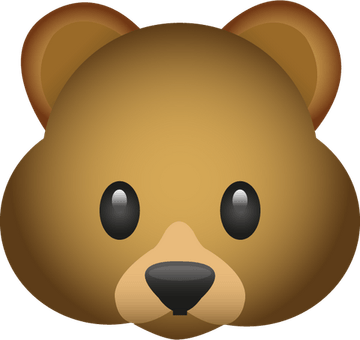 Apple Iphone Bear Emoji PNG