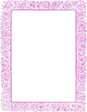 Girly Border PNG