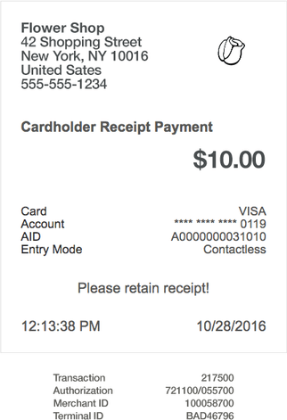 Receipt PNG
