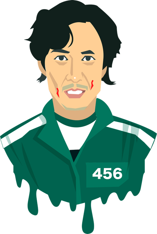456 Player Squid Game PNG