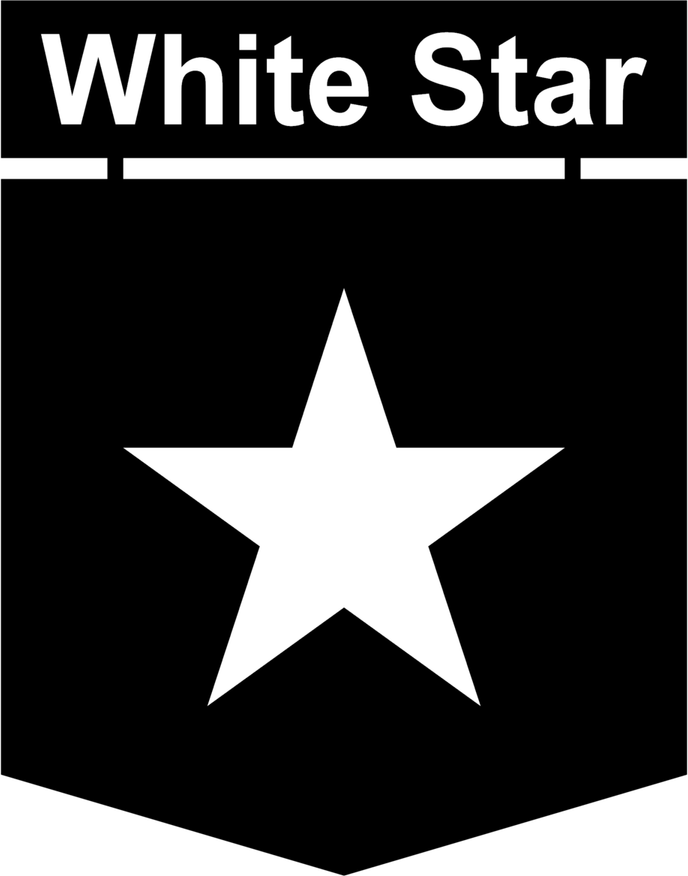 Black And White Star PNG