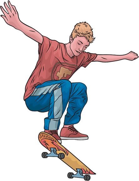 Skateboarding PNG