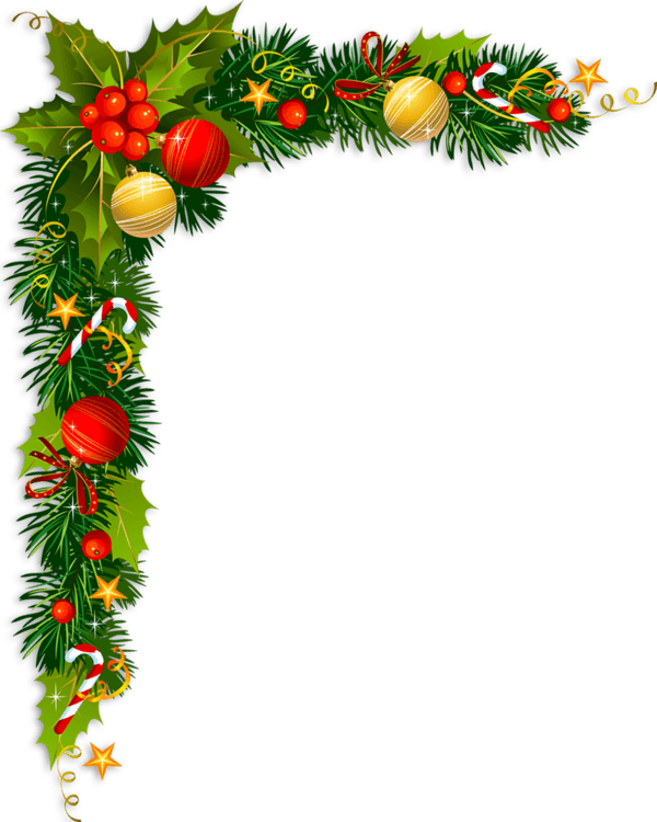 Christmas Wreath Border PNG