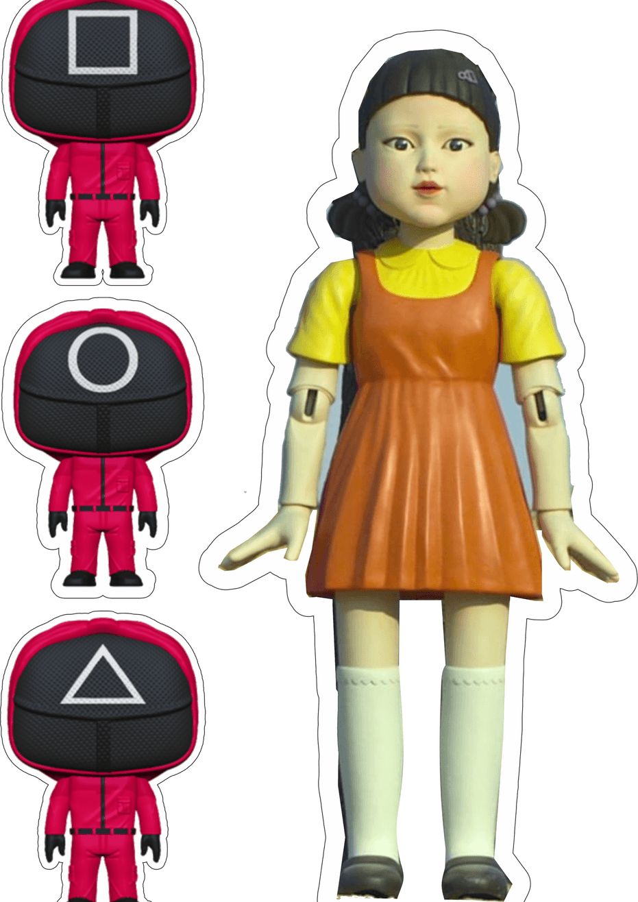 Squid Game Doll PNG