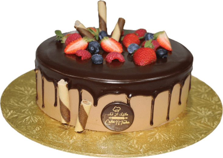 Strawberry Birthday Cake PNG