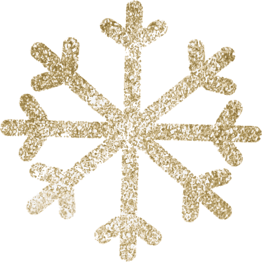 Gold Snowflake PNG