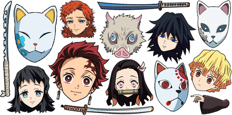 Demon Slayer Character PNG