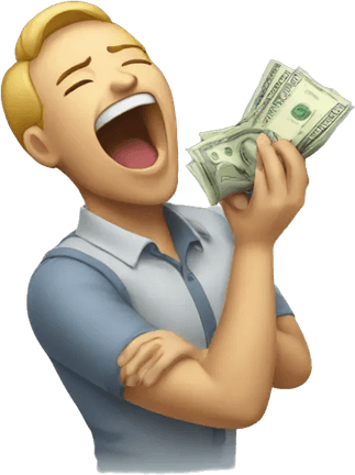Guy With Money PNG