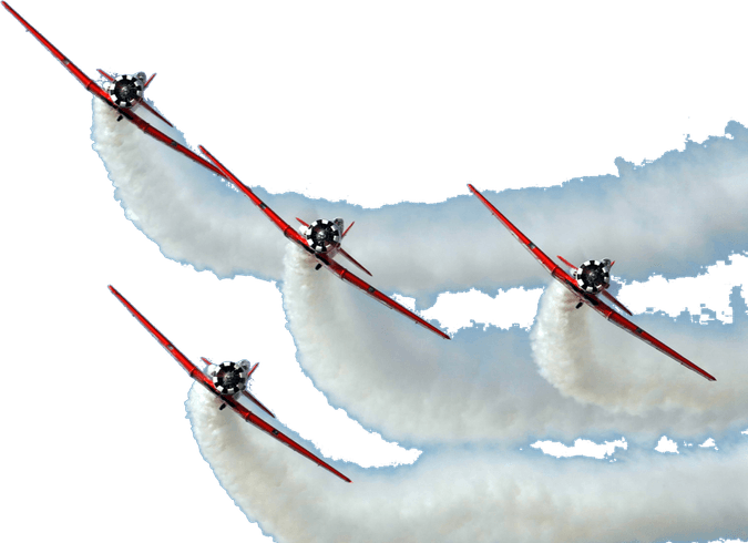 Smoke Airplane PNG