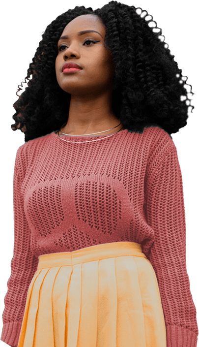 Black Model PNG