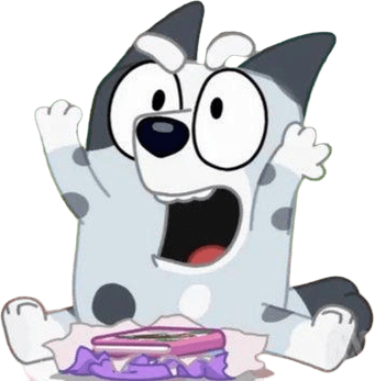 Muffin Bluey PNG