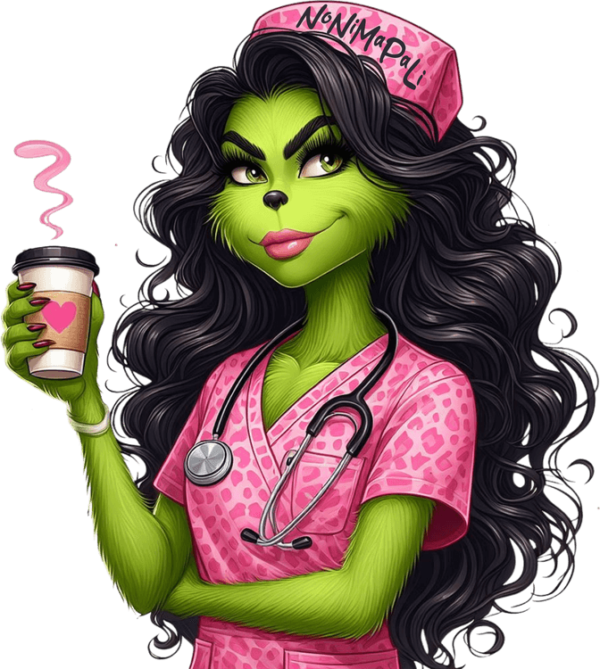 Grinch Nurse PNG