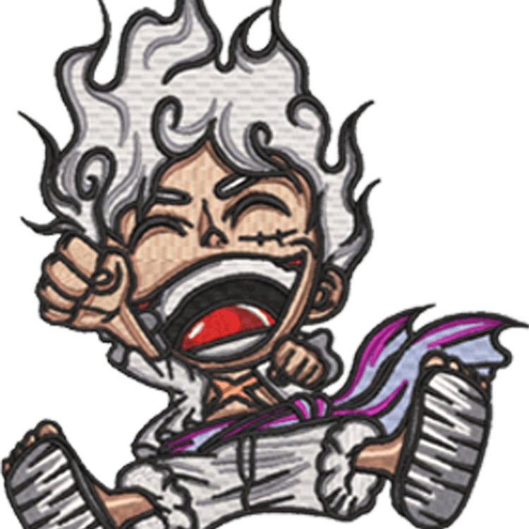 Luffy Gear 5 Moon PNG