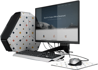 Futuristic Computer PNG