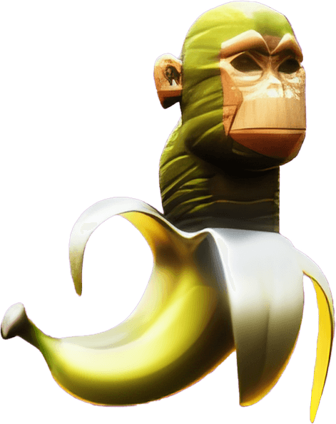 Chimpanzini Bananini PNG