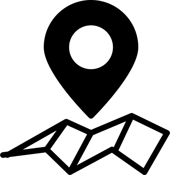 Map Pin Black PNG