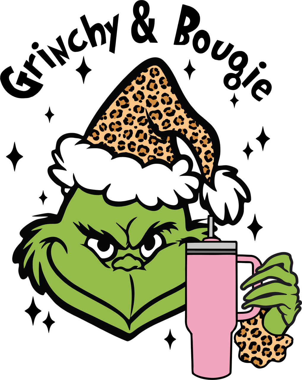 Bougie Grinch PNG