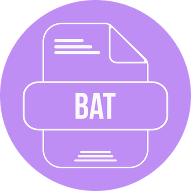 Bat File Icon PNG