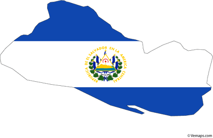 El Salvador Flag PNG