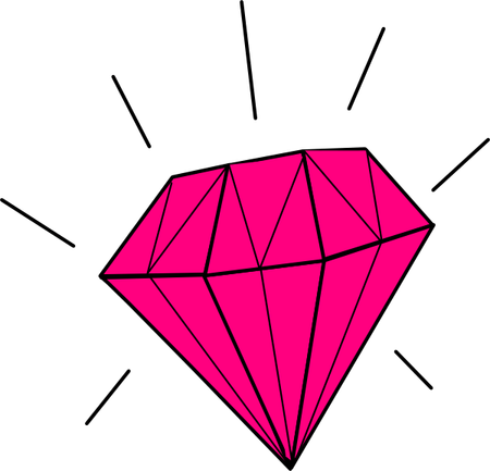 Cartoon Diamond PNG