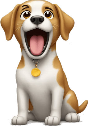 Singing Dog PNG
