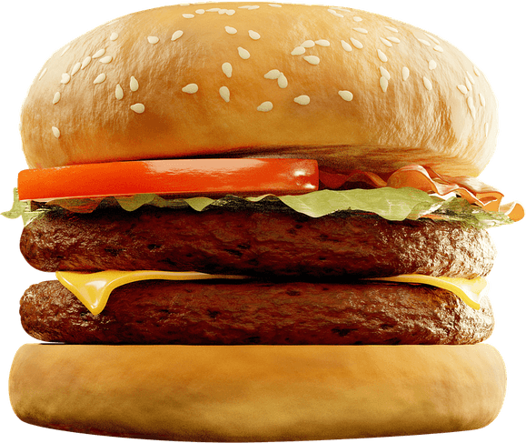 Double Burger PNG