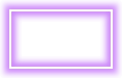 Rectangle Neon Frame PNG