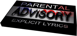 Grunge Parental Advisory PNG