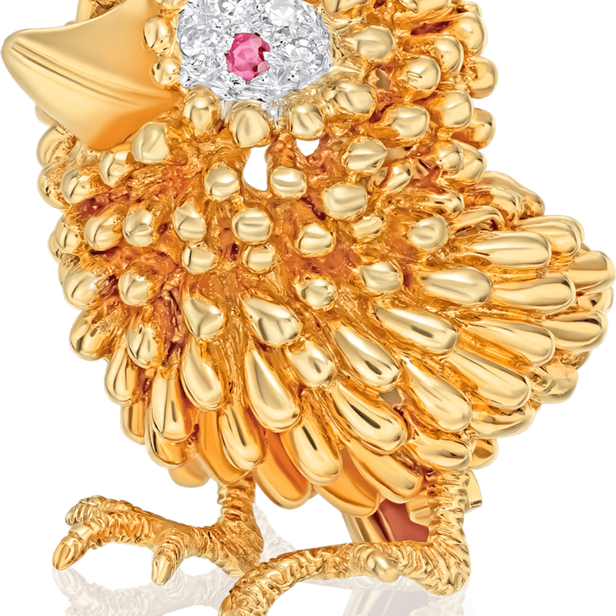 Gold Bird PNG