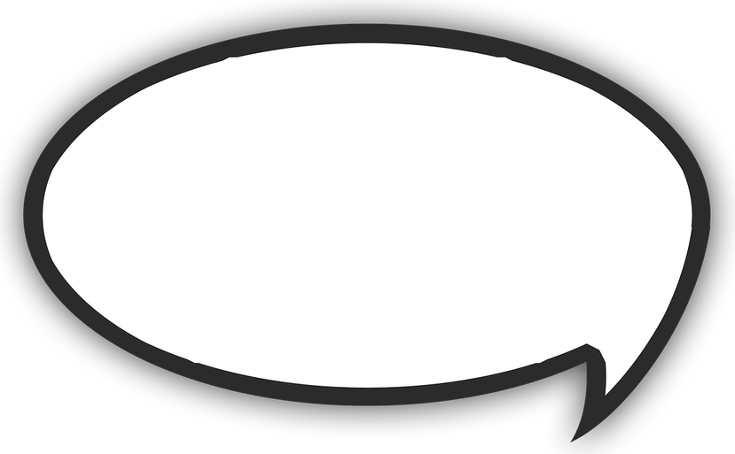 Text Bubble White PNG