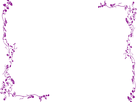 Girly Border PNG