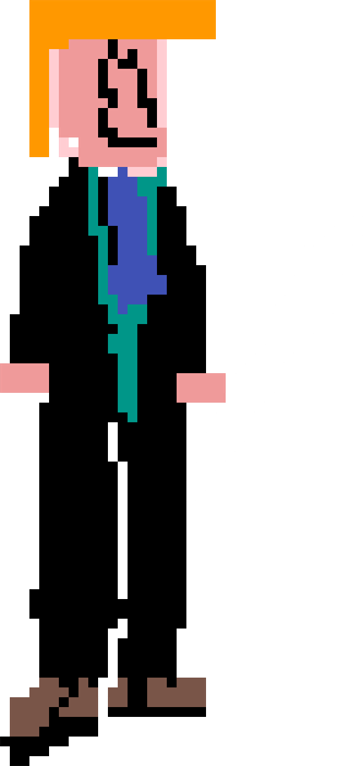 Donald Trump Pixel PNG