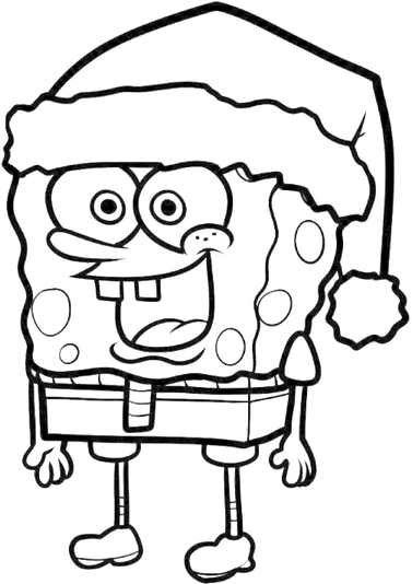 Spongebob Christmas PNG