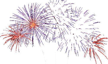 Fireworks Banner PNG