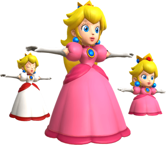 Peaches Mario PNG