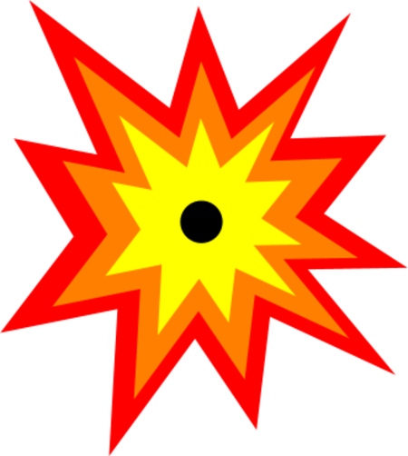 Cartoon Explosion PNG