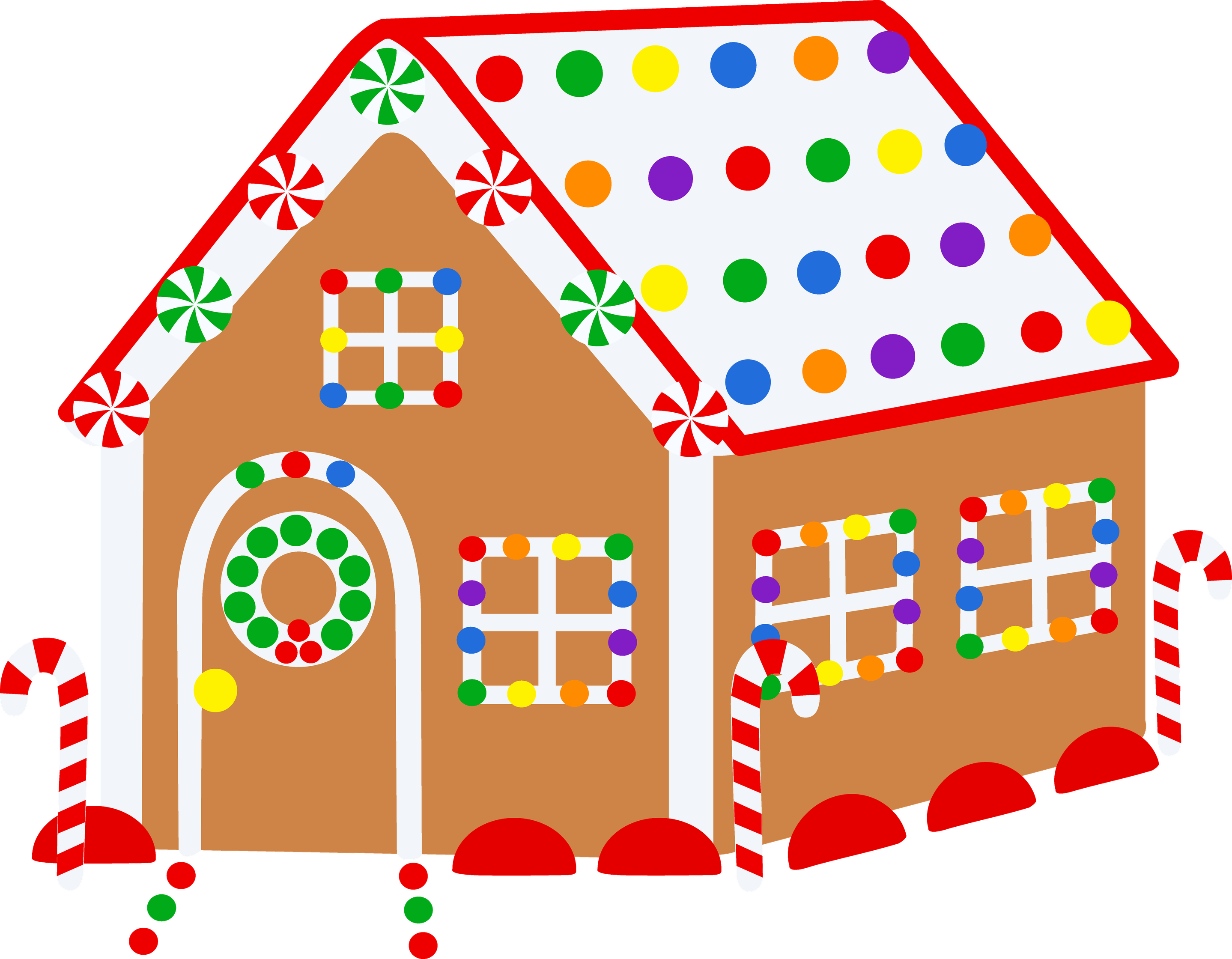 Halloween Gingerbread House PNG