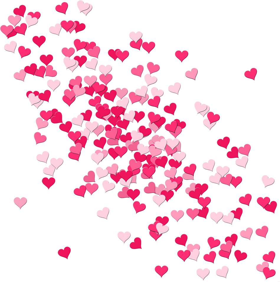 Heart Confetti PNG