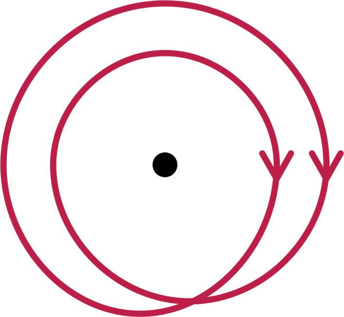 Neon Red Circle PNG