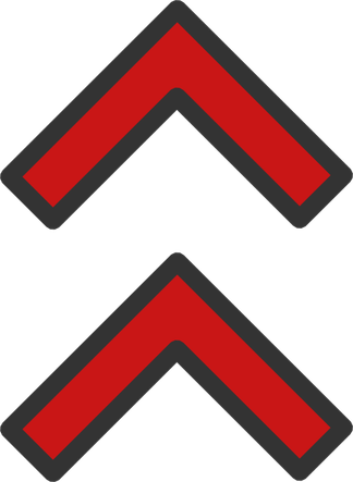 Pointing Up Arrow PNG